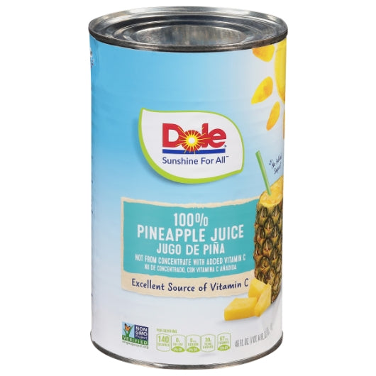 DOLE PINEAPPLE JUICE, 12 - 46 FO