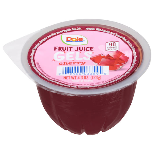 DOLE CHERRY FRUIT JUICE GEL, 36 - 4.302 OZ