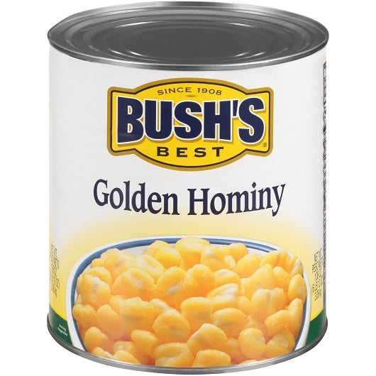 Bush's Golden Hominy 6-108 oz