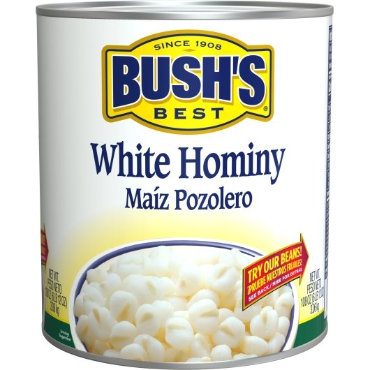 Bush's White Hominy 6-108 oz