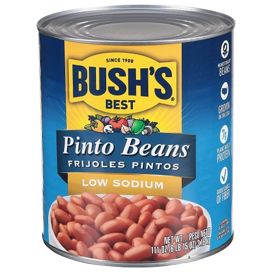 Bush's Low Sodium Pinto Beans 6-111 oz