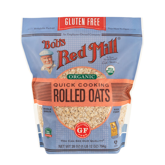 Bob's Red Mill Gluten Free Organic Quick Cooking Rolled Oats