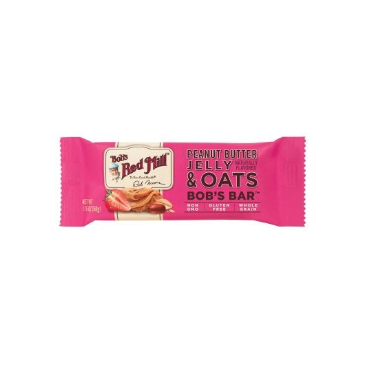 Bob's Red Mill Peanut Butter Jelly and Oats Bar (12 Case/12 Count/1.76 ounces)