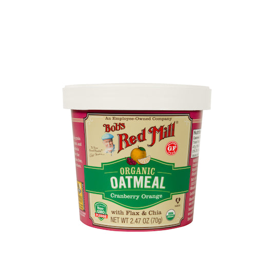 Bob's Red Mill Organic Orange Cranberry Oatmeal Cup