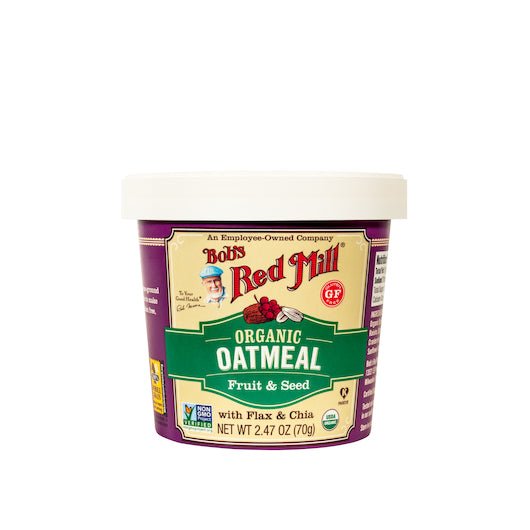 Bob's Red Mill Organic Fruit & Seed Oatmeal Cup