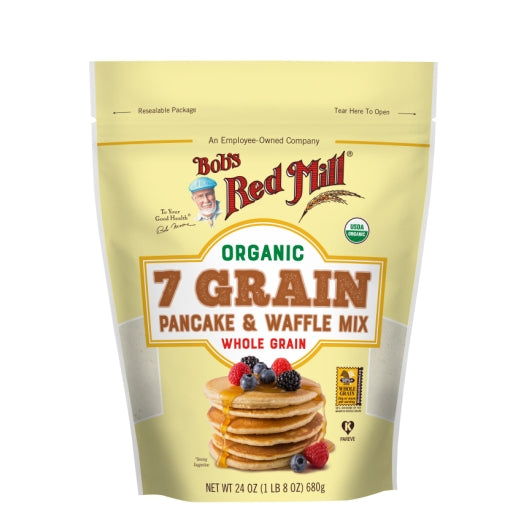 Bob's Red Mill Organic 7 Grain Pancake and Waffle Mix