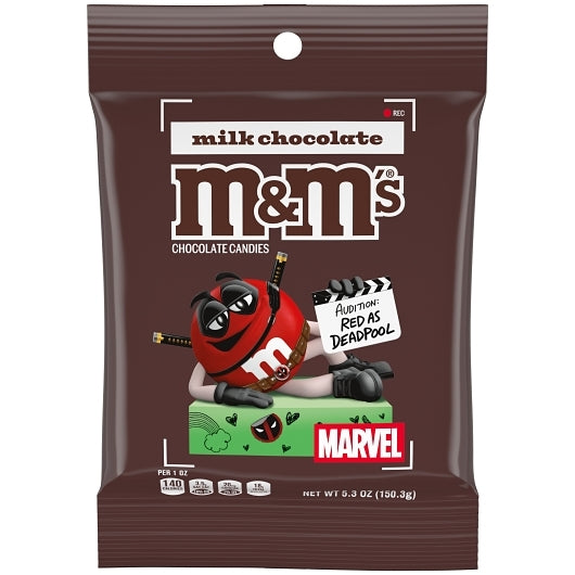 M&M'S MILK CHOCOLATE PEG PACK 5.3 OUNCE 12/CASE