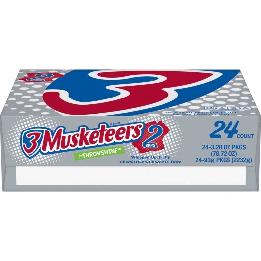 3 MUSKETEERS MULTI-PIECE KING SIZE 6/24 COUNT