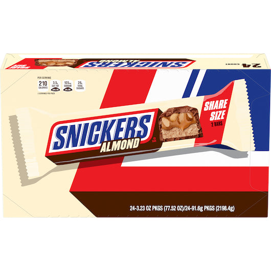 SNICKERS ALMOND KING SIZE 2 PIECE 24 COUNT 6/CASE