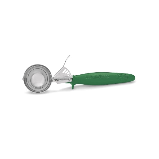 HAMILTON BEACH 2.78 OUNCE MICROBAN STAINLESS STEEL ERGOGRIP GREEN DISHER, 1 - 1  EA