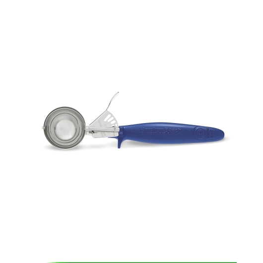 HAMILTON BEACH 2.07 OUNCE MICROBAN STAINLESS STEEL ERGOGRIP BLUE DISHER, 1 - 1  EA