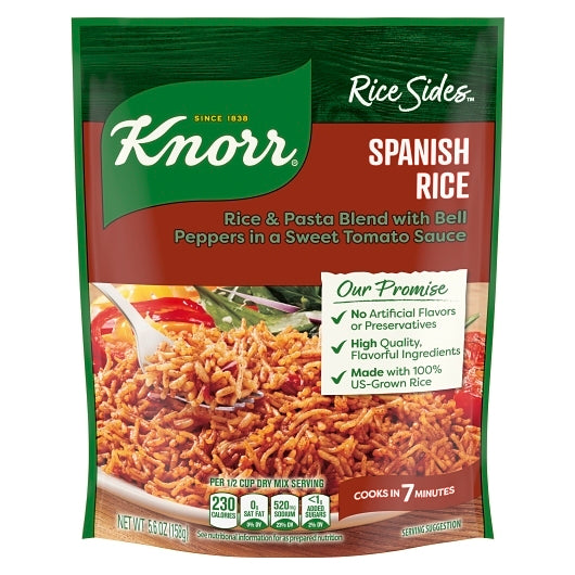 Knorr Side Meal Rice Sides Spanish 12 5.6 OZ