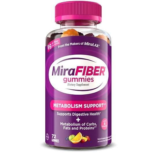 MIRAFIBER GUMMY 72CT 2DZ