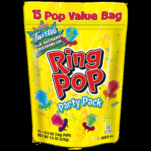 Ring Pop 15CT. Gusseted Bag