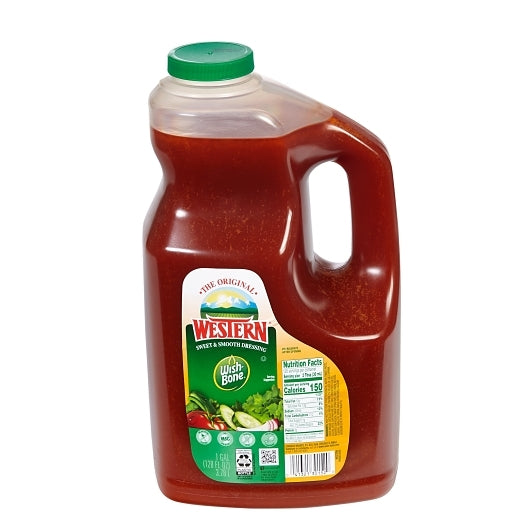 Western Original Sweet and Smooth French Salad Dressing, 1 gal. (Pack of 4)