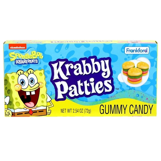 FRANKFORD CANDY KRABBY PATTY REGULAR THEATER BOX GUMMY CANDY BOX, 12 - 2.54 OZ