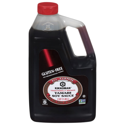 KIKKOMAN 6 0.5 GAL PRESERVATIVE-FREE GLUTEN-FREE TAMARI SOY SAUCE