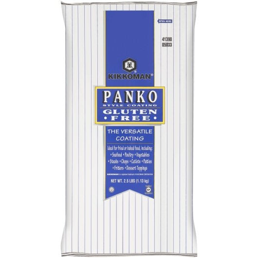 KIKKOMAN GLUTEN-FREE PANKO STYLE COATING 2.5 LB - CASE OF 6