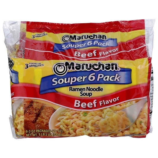 RAMEN Souper 6pk Beef Noodles