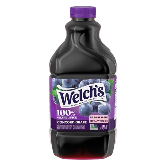 WELCH'S 8/64 FL OZ 100% JUICE - CONCORD GRAPE