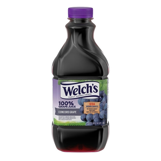 WELCH'S 8/46 FL OZ 100% JUICE - CONCORD GRAPE