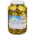 BAY VALLEY 1 GAL FRESH PACK KOSHER PICKLE SLICES 1/4 CRINKLE CUT 320-365 COUNT-CASE OF 4