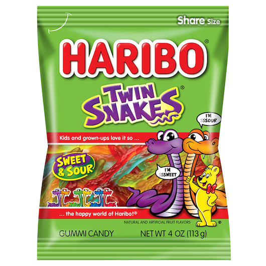 Haribo ConfectioneryTwin Snakes 4oz
