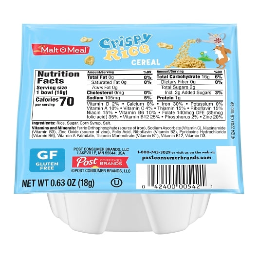 PSTFDSRV CRISPY RICE SS-BOWL-F