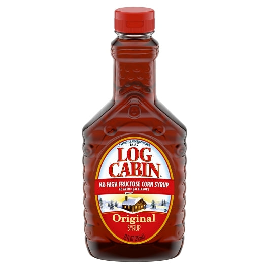 Log Cabin Original Pancake Syrup, 12 FL OZ (Pack of 12)