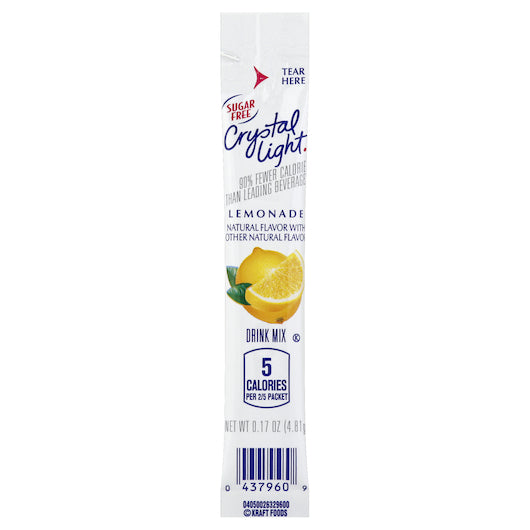 CRYSTAL LIGHT KOSHER, DRINK LEMONADE ON THE GO, 4 - 30 - 0.17 OZ