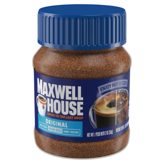 MAXWELL HOUSE COFFEE INSTANT ORIGINAL COFFEE,12 - 2 OZ