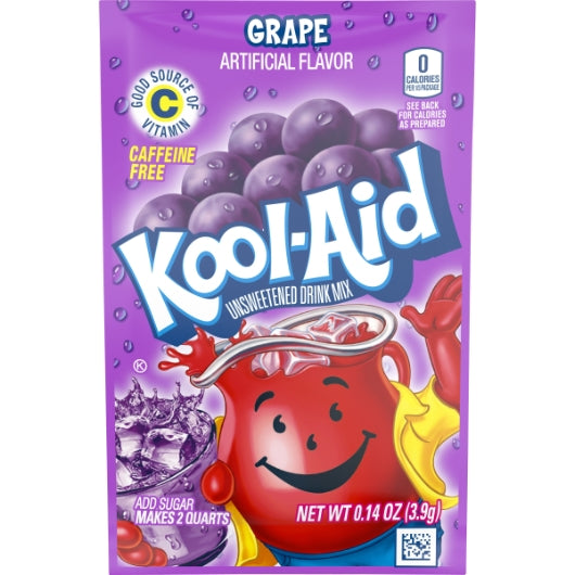 KOOL-AID GRAPE BEVERAGE, 192 - 0.14 OZ