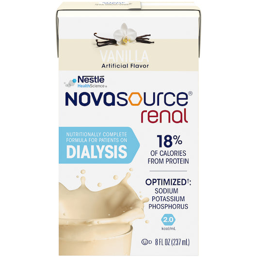 NOVASOURCE(R) RENAL, Vanilla 24 x 8 fl oz carton