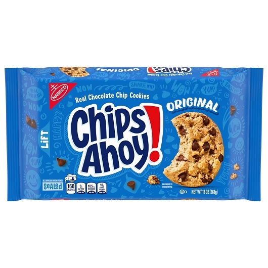 NABISCO CHIPS AHOY! ORIGINAL COOKIES 13 OZ x 12