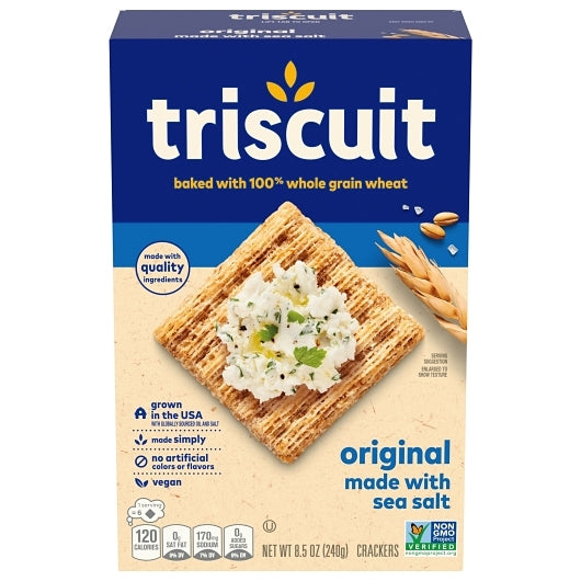 NABISCO TRISCUIT ORIGINAL CRACKERS 8.5 OZ x 12