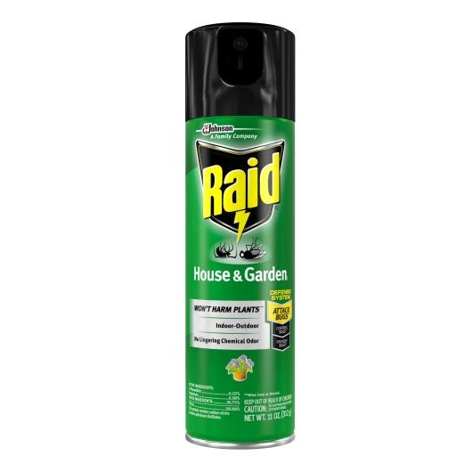 RAID HOUSE & GARDEN FORMULA, 12 - 11 OZ