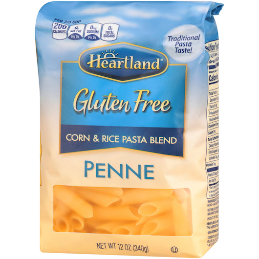HEARTLAND 12 OZ GLUTEN FREE PENNE RIGATE-CASEOF 6