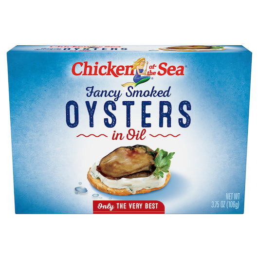 Chicken of the Sea Smoked Oysters in Oil 18/3.75 ounce