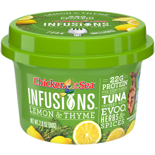 Chicken of the Sea Infusions Tuna with Lemon & Thyme 6 pack of 2.8 ounces