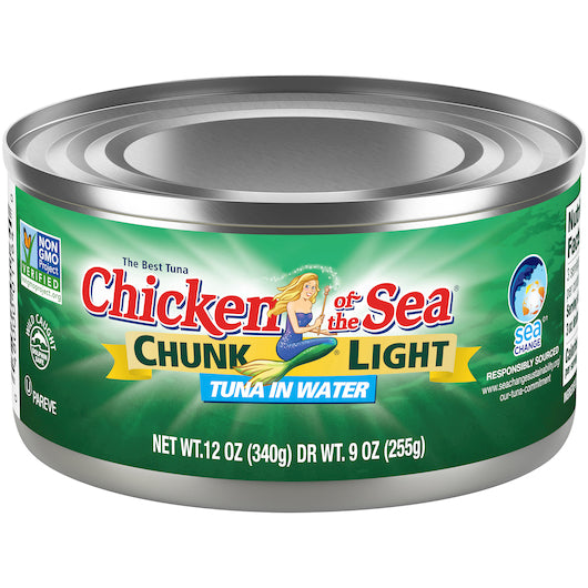 Chicken of the Sea Chunk Light Tuna in Water 24/12 ounce
