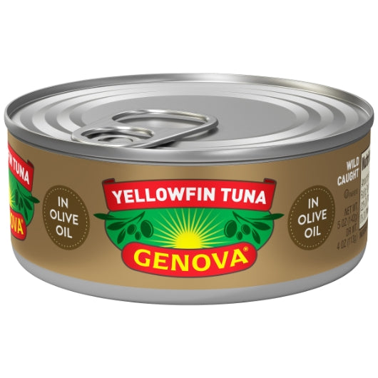 Genova Yellowfin Tuna in Olive Oil 24 pack of5 ounce cans