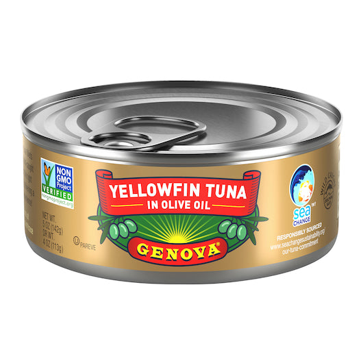 Genova Yellowfin Tuna in Olive Oil 24 pack of5 ounce cans