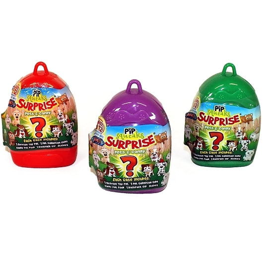 PIP squeaks SURPRISE - Collectible Surprise Pets and Candy 0.4 oz Mastercase
