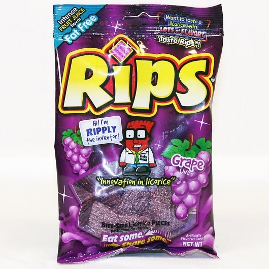 Rips Bite-Size Grape Pieces 4 oz. Mastercase