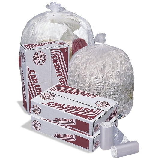 40x48,12 Mic,40-45 Gallons,Natural,Star,Perf Roll,250(10/25 Count - 40-45 Gallon Bag)