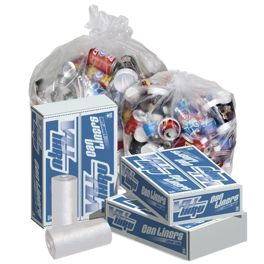 24x32,.35 Mil,12-16 Gallons,Clear,Star,Perf Roll,500(10/50 Count - 12-16 Gallon Bag),No Print,