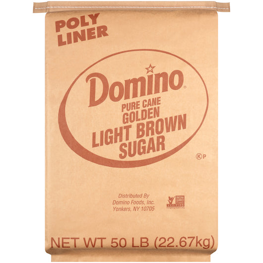 DOMINO LIGHT BROWN SUGAR, 1 - 50  LB