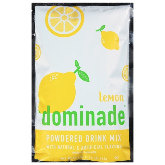 DOMINO DOMINADE LEMON POWDERED DRINK MIX POUCHES, 12 - 1.35 LB