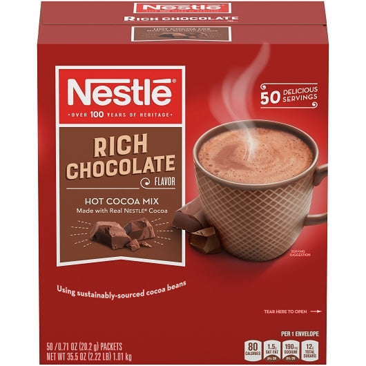NESTLE Hot Cocoa Mix Rich Chocolate 6(50x0.71oz)