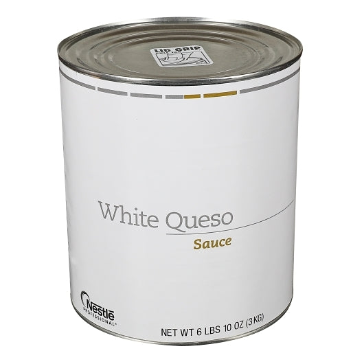 White Queso Cheese Sauce Shelf Stable Can, 6 lb 10 oz